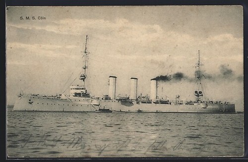 Navire guerre sms cöln à - guerre,