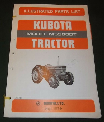 Kubota m5500dt manuel - kubota,