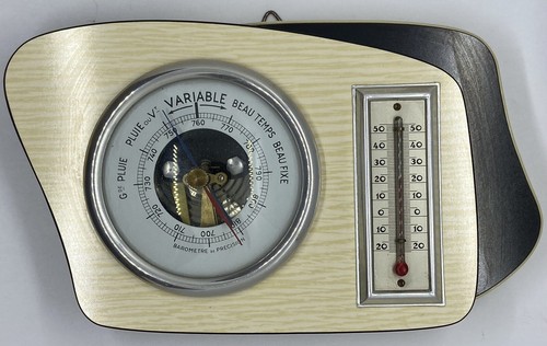 Rare baromètre thermomètre