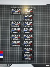 Lot badges police - lot, municipale
