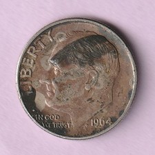 1 Dime, 10 Cents Argent