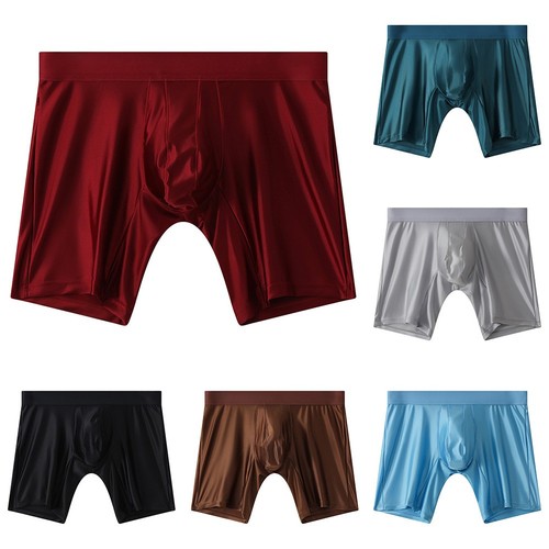 Boxer homme soie - glacée, satin