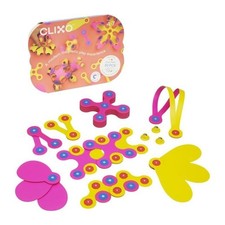 Crew Pack CLIXO - Rose/Jaune - GIPSY TOYS - Jeu de Construction magnétique, Flex