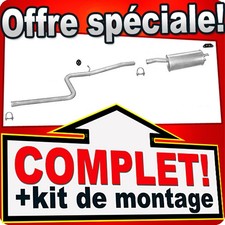 Ligne pot d'échappement pour