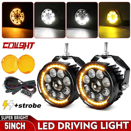 Phares led pouces moto - phares,