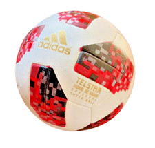 ADIDAS RED TELSTAR 18 RUSSIA BALLON DE MATCH OFFICIEL COUPE DU MONDE BALLON D...