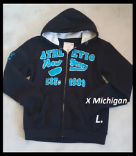 Veste Sweat à capuche noir/bleu T: L