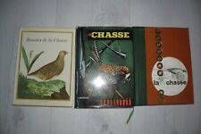 LA CHASSE : LOT DE 3 LIVRES