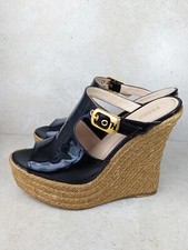 Mules compensées Fendi en