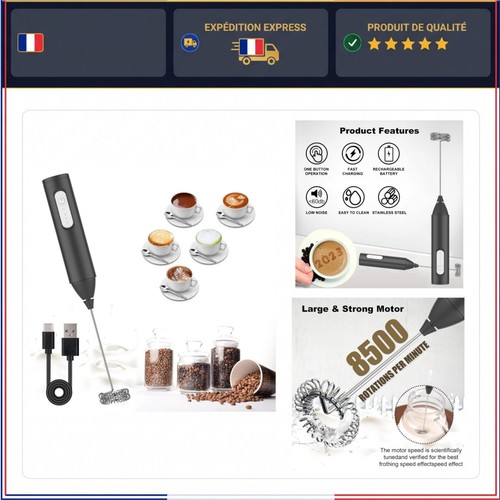 Mousseur lait électrique - mousseur,