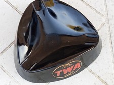 ancien cendrier publicitaire compagnie aérienne TWA , objet publicité vintage