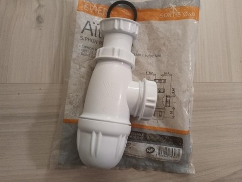 Siphon evier reglable diametre - reglable,