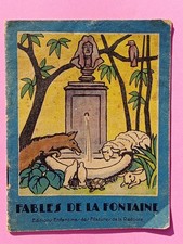 petit livre FABLES DE LA FONTAINE par FILATURES DE LA REDOUTE Roubaix