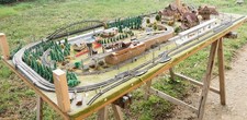 Installation de chemin de fer miniature echelle N (sans trains!)