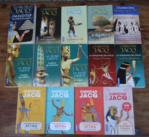 Chrisitan jacq lot de 14 - chrisitan,