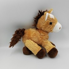 Doudou peluche cheval - , beige