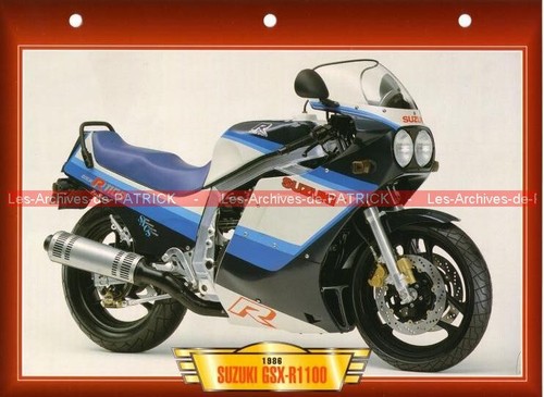 Suzuki gsx 1100 gsxr 1986 - suzuki, gsx-r