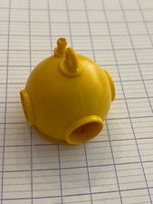 PLAYMOBIL CASQUE DE PLONGEUR SCAPHANDRIER JAUNE p3348a