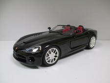 DODGE VIPER SRT 10 CABRIOLET ROADSTER Noir Black de 2002 HOTWHEELS 57314 au 1/18