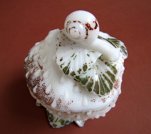 Bonbonnière escargot sur une - bonbonnière,