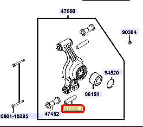 Douille bras suspension - de, de