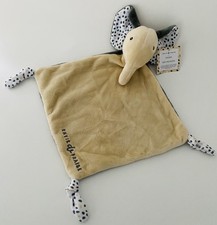 🌟Doudou Plat Mouchoir Éléphant Gris Beige Envie De Fraise