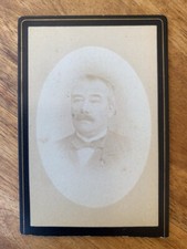 Photo Carte de Visite CDV Portrait homme 1860 Girol Clarens Vaud Suisse