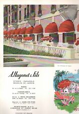 AD PUBLICITE DECORATEUR LELEU STORES HUGONNET ET FILS