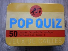 Jeu " Pop Quiz " - Quiz