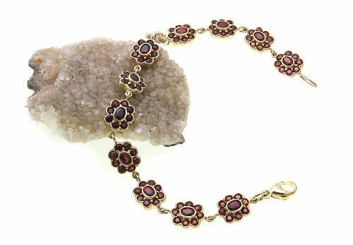 Bracelet grenat véritable - en,
