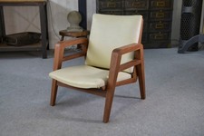 Fauteuil moderniste en acajou