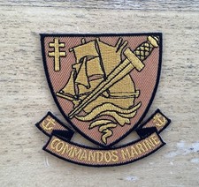 INSIGNE TISSU COMMANDO MARINE OCCASION