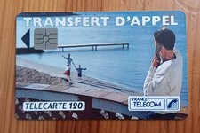TELECARTE TRANSFERT D'APPEL PLAGE 120 UNITES PUCE GEM NICKEL (ASSEZ RARE)