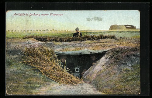 Artillerie allemande couverte