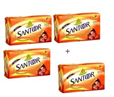 3 x savon Santoor pour