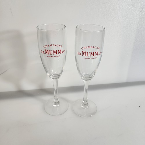 Mumm wine glasses - mumm,