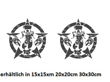 2 x autocollants étoiles américaines autocollants de voiture rétro USA Star A...