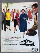 Publicité presse 1956 Manteaux, Vestes, Blousons HIMALAYA SALVIMPER
