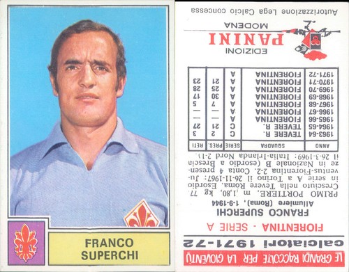 Calciatori panini 1971 72 - calciatori, 1971/72