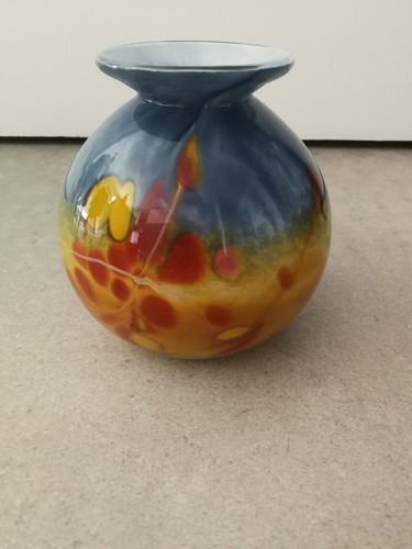 Vase boule verre soufflé - vase, en