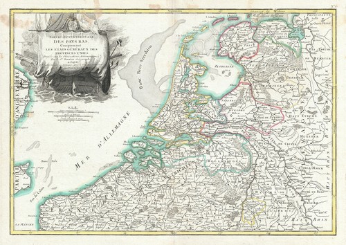1783 janvier map - 1783, holland