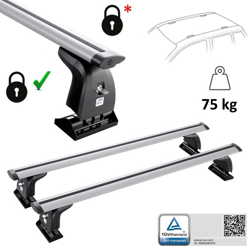 Barres toit aluminium - barres, en