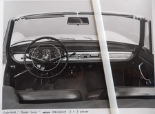 Photo presse PEUGEOT 404 cabriolet super luxe 2 + 2 places cp26
