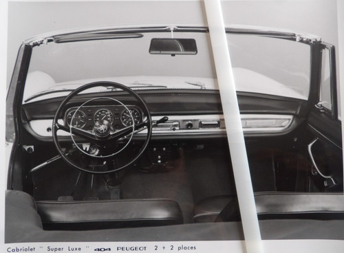 Photo presse peugeot - peugeot, 404