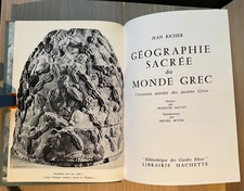 J. Richer Géographie sacrée du monde grec  Croyances astrales des anciens Grecs