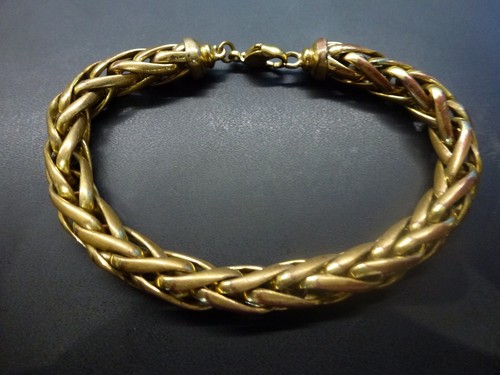 Bracelet vintage plaqué - bracelet,