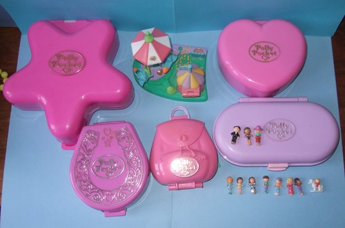 Lot coffrets polly pocket - de,
