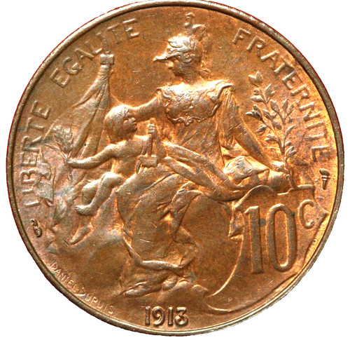 12724 10 centimes 1913 - -,