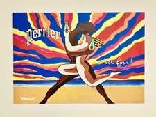 Affiche ancienne perrier