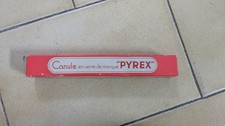 Canule en verre transparent de marque "PYREX" 5 trous